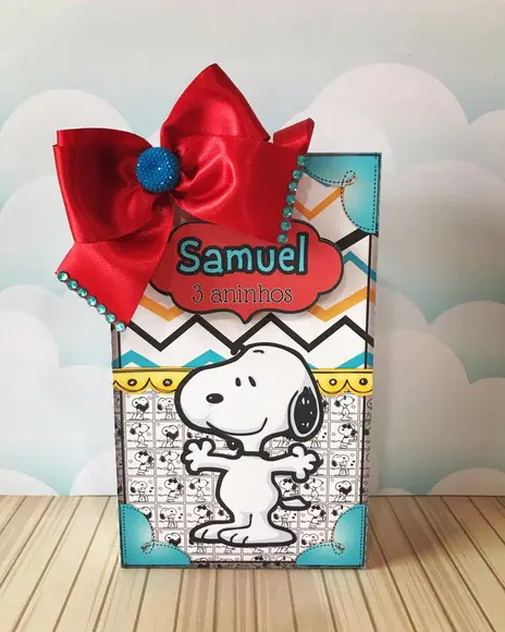 Arquivo Corte Digital Silhouette Festa Snoopy Luxo