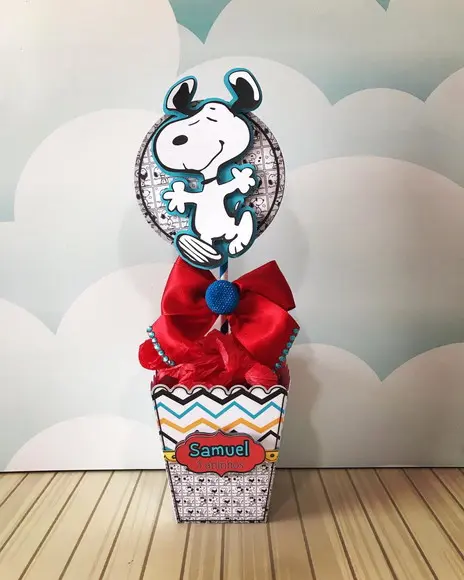 Arquivo Corte Digital Silhouette Festa Snoopy Luxo