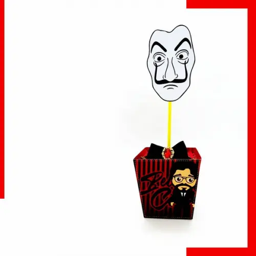 Arquivo Corte Digital SILHOUETTE LA CASA DE PAPEL LUXO