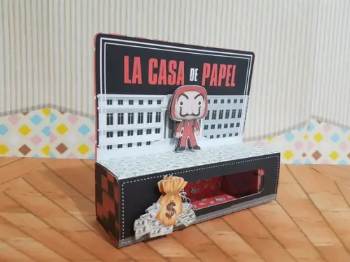 Arquivo Corte Digital SILHOUETTE LA CASA DE PAPEL LUXO