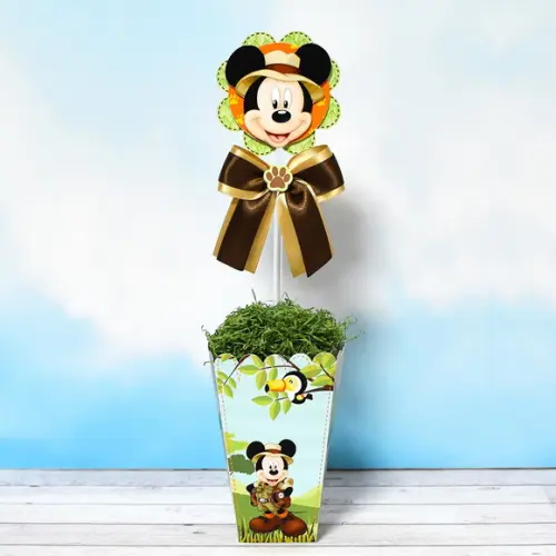 Arquivo Corte Digital Silhouette Mickey Safari Luxo