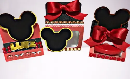 Arquivo Corte Kit Silhouette Mickey Luxo