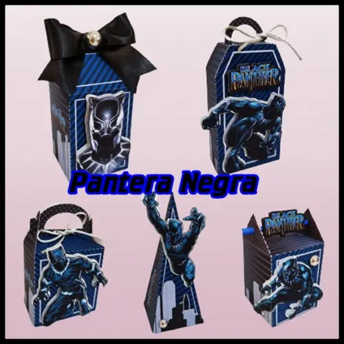 Arquivo Corte Kit Silhouette Pantera Negra Luxo