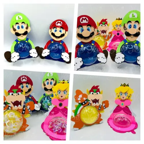 Arquivo Corte Silhouette Super Mario Personagens Guloseimas