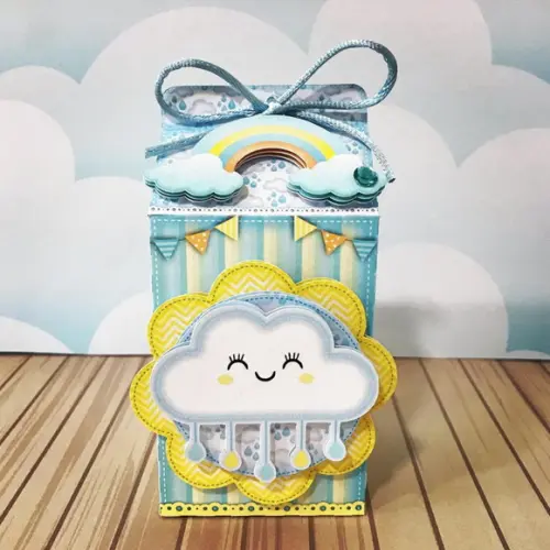 Arquivo de Corte Digital Chuva de Amor Menino Azul Luxo