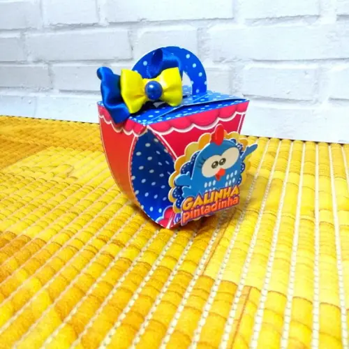 Arquivo de Corte Digital Convite Galinha Mini Luxo
