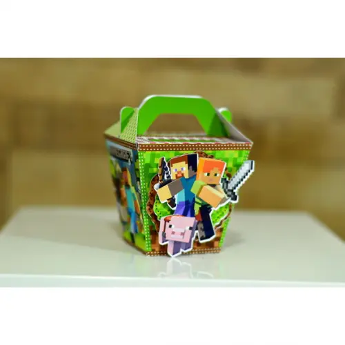 Arquivo de Corte Digital Convite Game Boneco Quadrado Luxo