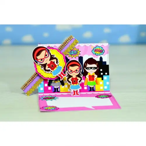 Arquivo de Corte Digital Convite Heroinas Luxo