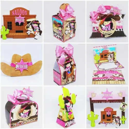 Arquivo de Corte Digital Festa Fazendinha Menina Luxo