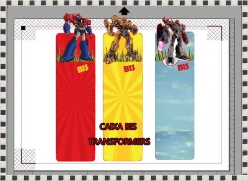 Arquivo de Corte Digital Festa Transformers