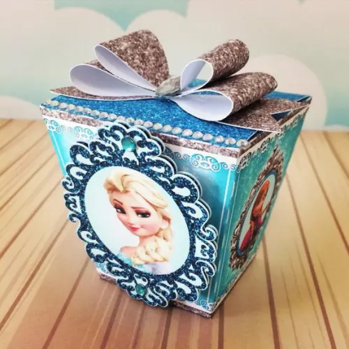 Arquivo de Corte Digital Frozen Luxo com Apoio Porta Bis