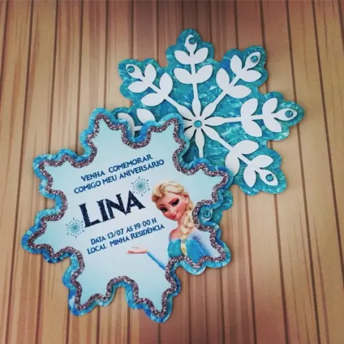 Arquivo de Corte Digital Frozen Luxo com Apoio Porta Bis