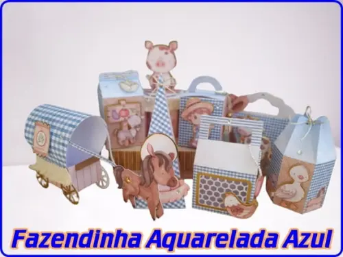 Arquivo de Corte Digital Máquina Silhouette Festa Fazendinha