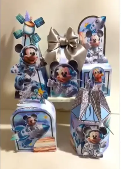 Arquivo de Corte Digital Mickey Astronauta Studio e pdf