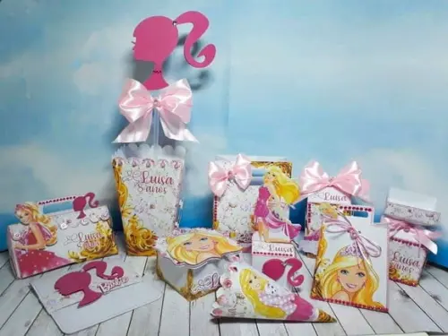 Arquivo de Corte Digital Silhoeutte Barbie Luxo