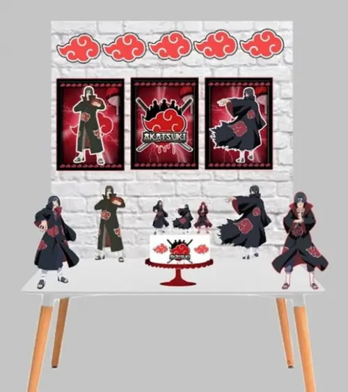 Arquivo de Corte Digital Silhouette Akatsuki