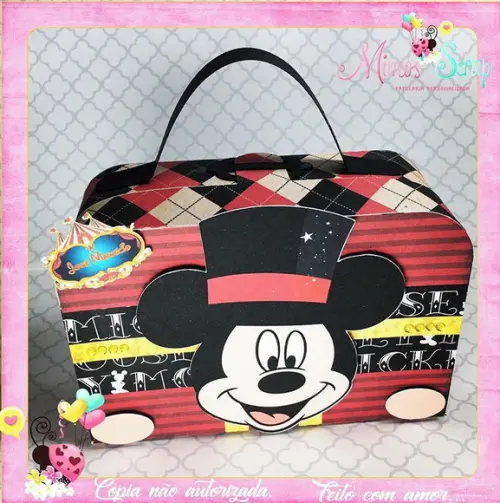 Arquivo de Corte Digital Silhouette Circo do Mickey Luxo