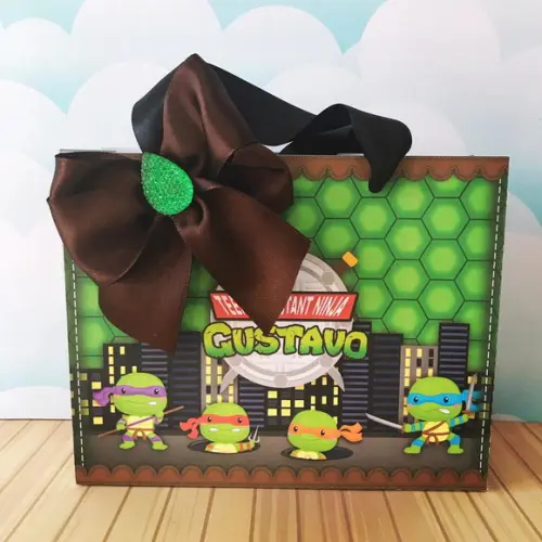 Arquivo de Corte Digital Silhouette e Tartarugas Ninjas Luxo