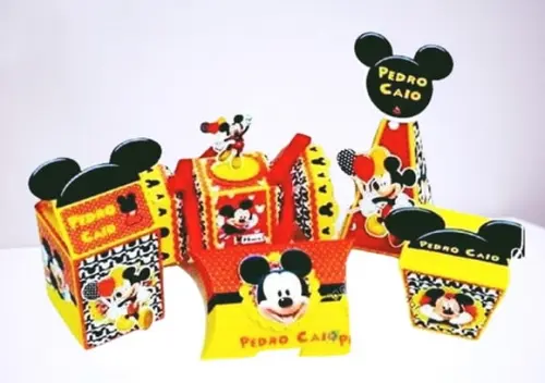 Arquivo de Corte Digital Silhouette Festa Mickey Completo