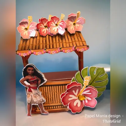 Arquivo de Corte Digital Silhouette Festa Moana Luxo