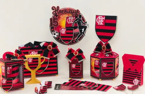 Arquivo de Corte Digital Silhouette Futebol Festa Flamengo