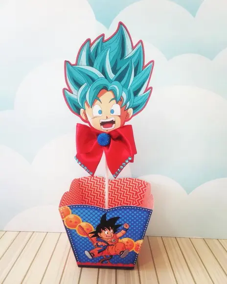 Arquivo de Corte Digital Silhouette Goku Luxo