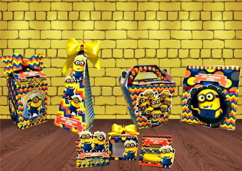 Arquivo de Corte Digital Silhouette Minions Luxo
