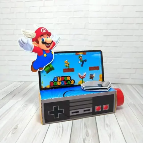 Arquivo de Corte Digital Silhouette Super Mario