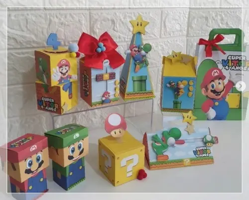 Arquivo de Corte Digital Silhouette Super Mario Luxo