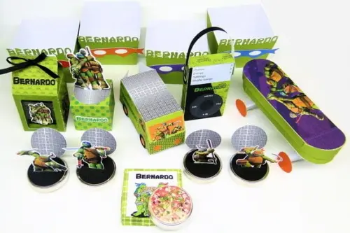 Arquivo de Corte Digital Silhouette Tartarugas Ninjas