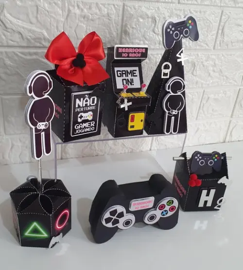 Arquivo de Corte Digital Silhouette Video Game Luxo