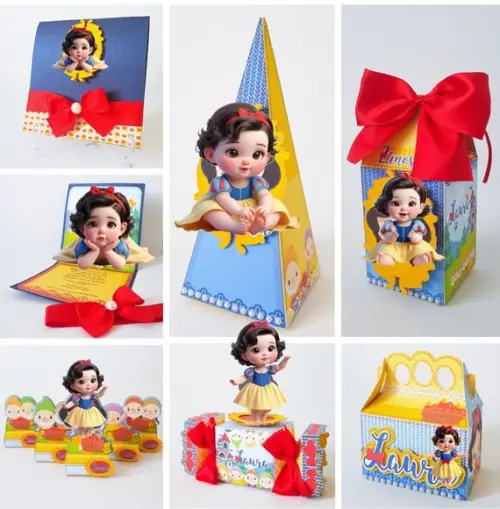 Arquivo de Corte Digital Studio Branca de Neve Baby