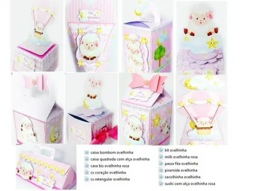 Arquivo de Corte Ovelhinha Rosa