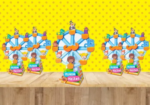 Arquivo de Corte Roda Gigante Mundo Bita Silhouette
