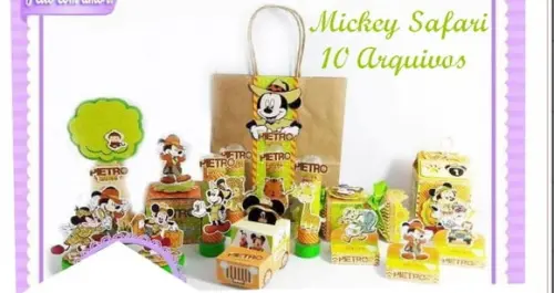 Arquivo de Corte Safari Mickey ****sem o Jipeeeeeeeeeeeeee**