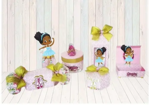 Arquivo de Corte Silhouette Bailarina Afro Luxo