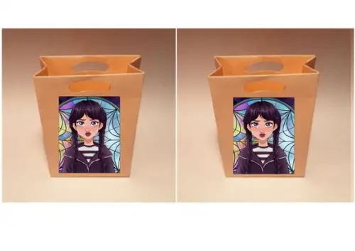 Arquivo de Corte Silhouette Sacolinhas Wandinha