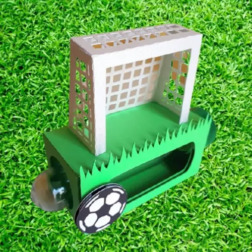 Arquivo de Corte Silhouette Trave de Futebol para Tubete