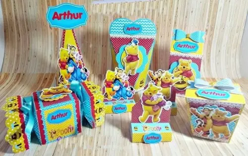 Arquivo de Corte Silhouette Ursinho Pooh Novo