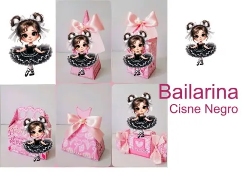 Arquivo de Corte Studio Silhouette Bailarina Cisne Negro