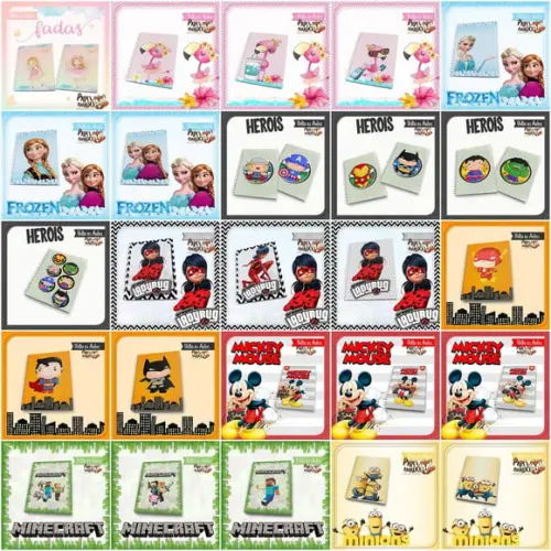 Arquivo Digital Combo Capas de Caderno