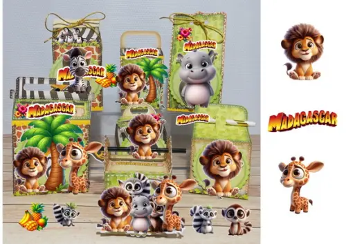 Arquivo Digital de Corte Madagascar Baby