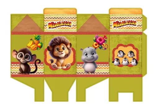 Arquivo Digital de Corte Madagascar Baby Studio