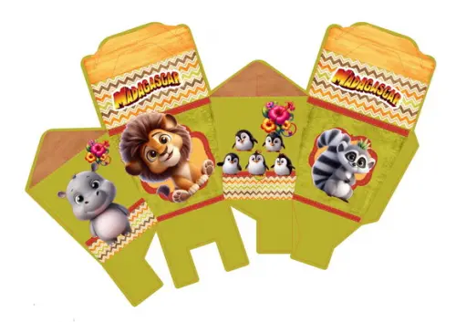 Arquivo Digital de Corte Madagascar Baby Studio