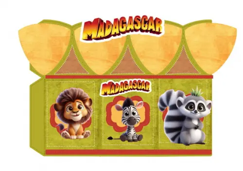 Arquivo Digital de Corte Madagascar Baby Studio