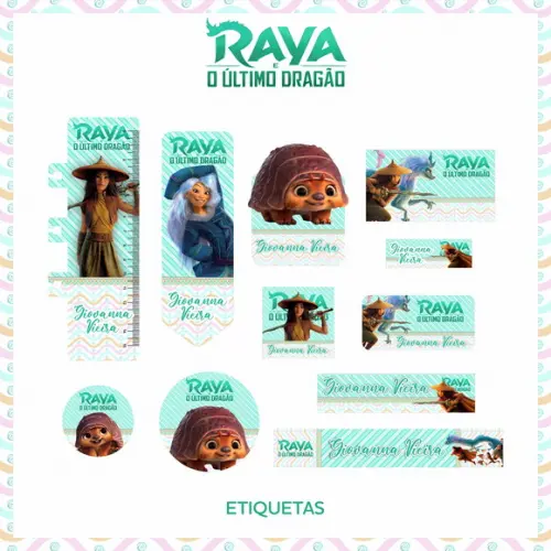 Arquivo Digital Kit Volta Ás Aulas Raya e o Ultimo Dragão