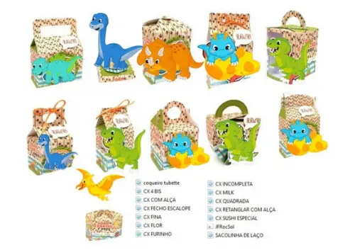 Arquivo Digital Silhouette Baby Dinossauro Luxo