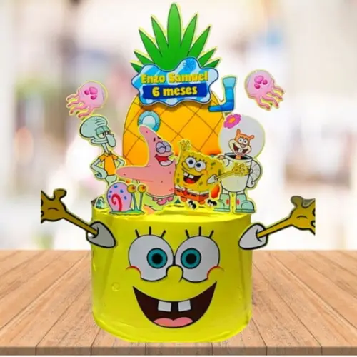 Arquivo Digital Silhouette Bob Esponja Luxo