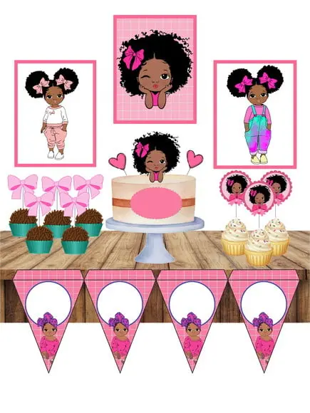 Arquivo Digital Silhouette Bonequinha Afro