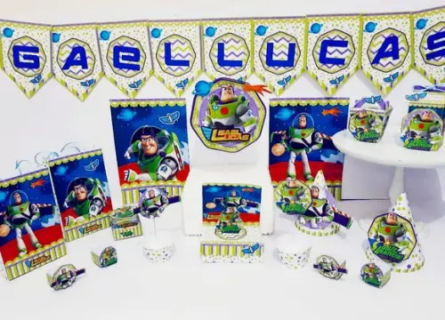 Arquivo Digital Silhouette Buzz Toy Store Festa em Casa
